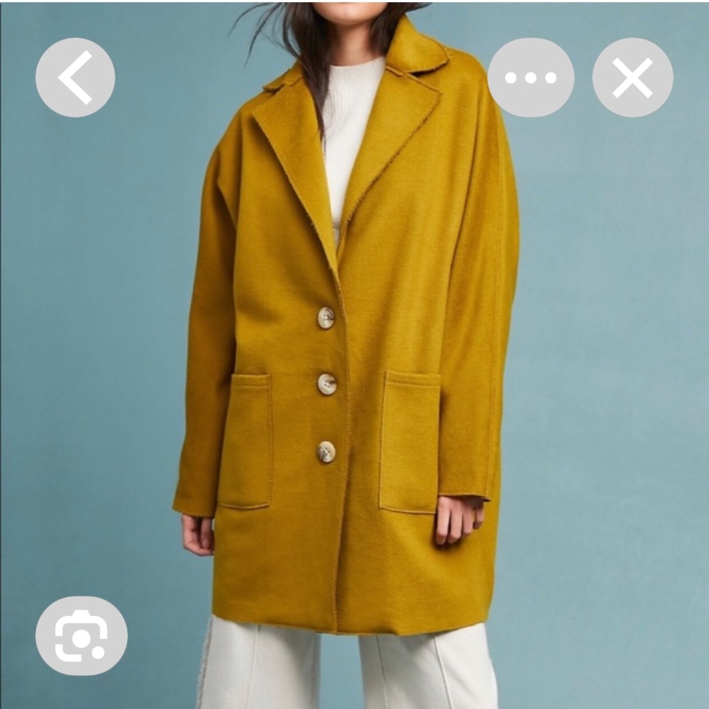 Capulet (Anthropologie) Mustard Trench Coat